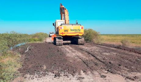 La provincia avanza con obras viales sobre la ruta 13 en el departamento Vera