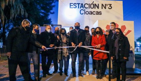 Inauguración de la Estación Elevadora de Líquidos Cloacales