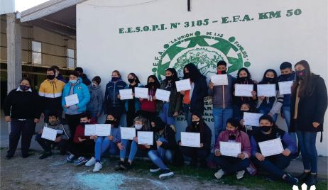 La oficina ASSAL de la Municipalidad de Vera disertó ante alumnos  de la E.E.S.O.P.I N° 3185 EFA Km 50.