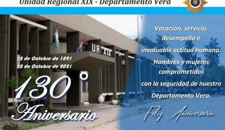 130 Aniversario  de la Unidad Regional XIX