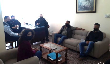 Reunión con personal del Ministerio de Seguridad para mejoras edilicias de la UR XIX