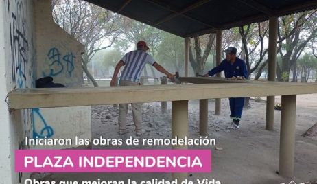 LA MUNICIPALIDAD DE VERA DIO INICIO A LOS TRABAJOS DE REMODELACIÓN DE PLAZA INDEPENDENCIA.