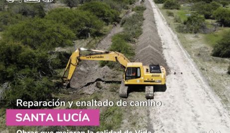 REPARACIÓN DE CAMINOS RURALES EN SANTA LUCÍA