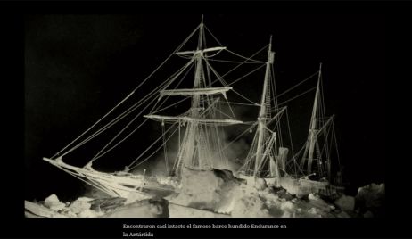 Localizaron el barco que se hundió en la Antártida en 1915