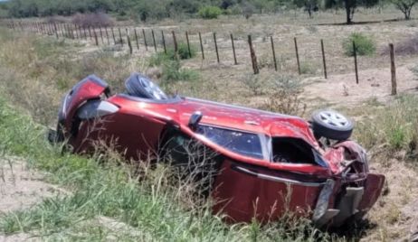 Fatal vuelco camino a la Laguna El Cristal