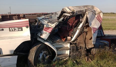 MARGARITA: Vuelco de un camión sobre Ruta 11