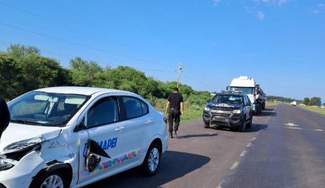 ACCIDENTE SOBRE LAS RUTAS 11 Y 3