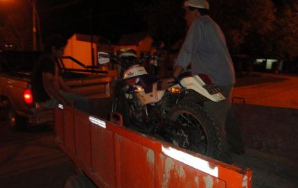 Secuestros motovehiculares en Calchaquí