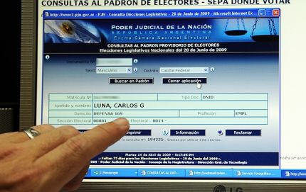 Ya se pueden consultar los padrones electorales