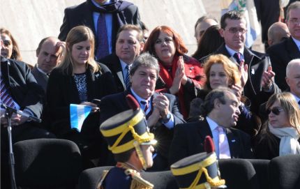 RUBEO PARTICIPÓ DE LOS FESTEJOS DEL DÍA DE LA BANDERA QUE ENCABEZÓ LA PRESIDENTA DE LA NACIÓN