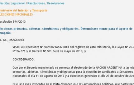 Se repartirán $72 millones para la campaña electoral