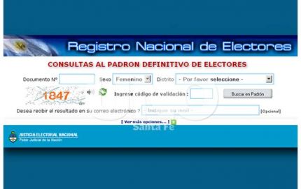 Eleciones 2013: ya se puede consultar el padrón definitivo