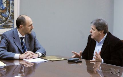 RUBEO PRESENTÓ EL PROYECTO PARA AMPLIAR LA CANTIDAD DE JUECES SIN NUEVOS CARGOS AL PTE. DEL COLEGIO DE ABOGADOS DE SANTA FE EDUARDO MASSOT