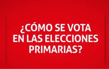 MIRA EL VIDEO ¿COMO VOTAR EN ESTAS ELECCIONES PRIMARIAS?