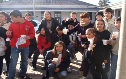 Taller de lectura en la escuela Manuel Belgrano