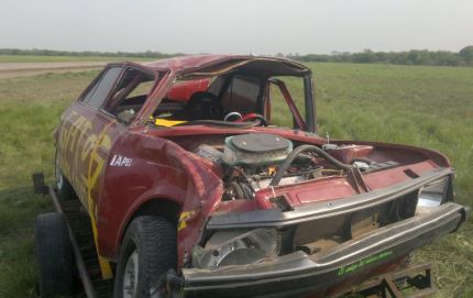 ACCIDENTE EN LAS PICADAS DE AUTOS Y MOTOS EN VERA