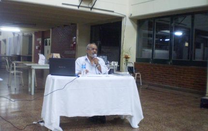 Miguel Ahumada disertó en Calchaquí