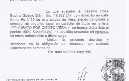 MOTIVOS DE MI RENUNCIA