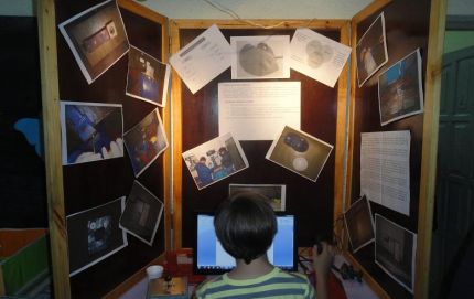 Exposición de trabajos en la E.E.T.P. Nº 642 de Calchaquí
