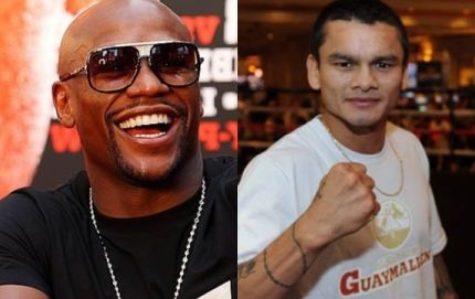 Mayweather lo provocó y 'El Chino' Maidana no se achicó