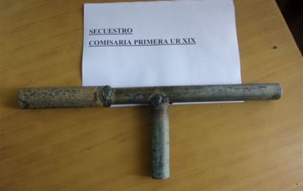 SECUESTRO DE ARMA TIPO TUMBERA