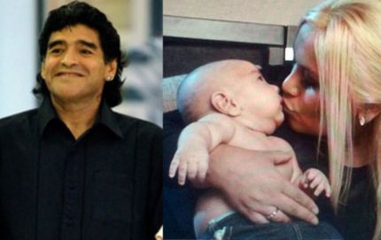 Maradona almorzó con su hijo Dieguito Fernando