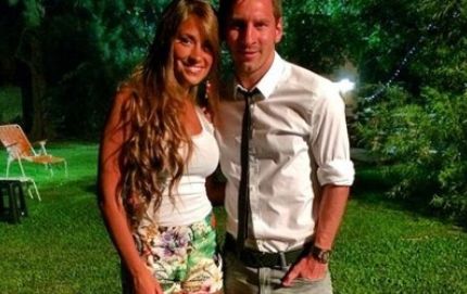 Lionel Messi y Antonella Roccuzzo: 