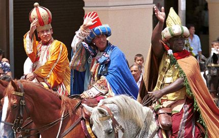 Tres reyes magos, una ilusión renovada