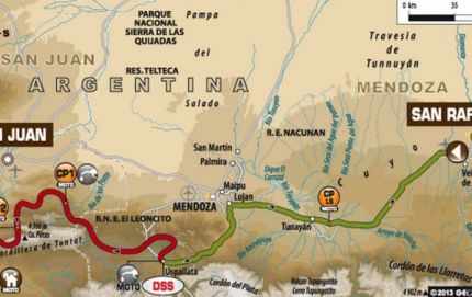 Dakar, día 3: piedras y la primera etapa maratón, con el Aconcagua como testigo rumbo a San Juan