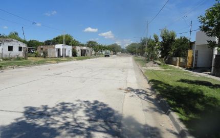 Continúa la obra de pavimento en Calchaquí