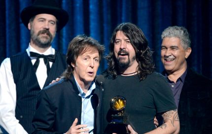 Paul y Ringo brillaron en los Grammy que tuvieron a Daft Punk cono grandes ganadores 