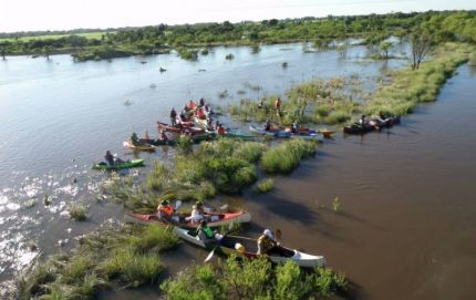 Se realizó el raid de canotaje