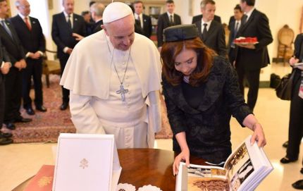 Cristina, tras la reunión con el Papa: 