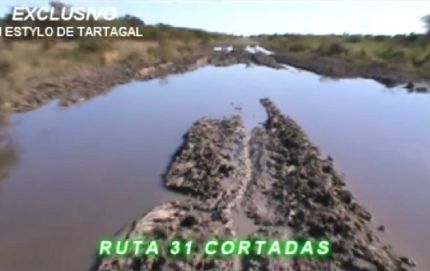 ASI ESTA LA Ruta Provincial 31 entre Tartagal e Intiyaco