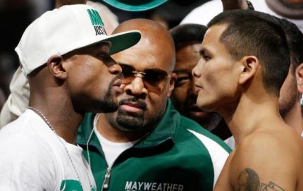 Maidana y Mayweather pasaron con éxito el pesaje