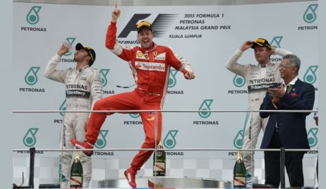 F1: Sebastian Vettel se quedó con el Gran Premio de Malasia