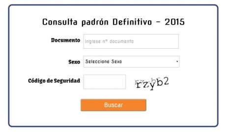Consultá dónde votás el domingo
