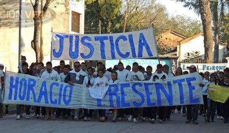 Marcharon familiares de Horacio pidiendo justicia