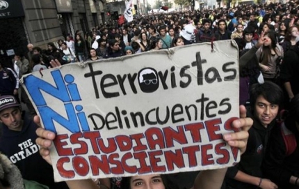 Chile: con marchas estudiantiles se cumple el paro nacional de educación