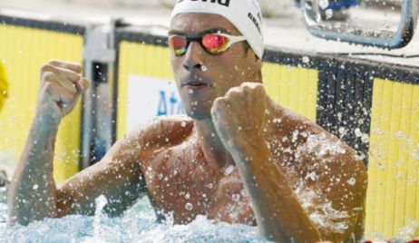 Grabich alcanzó el oro en los 100 metros libres de natación