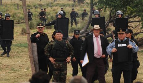Campesinos de Gato Colorado resistieron un nuevo intento de desalojo