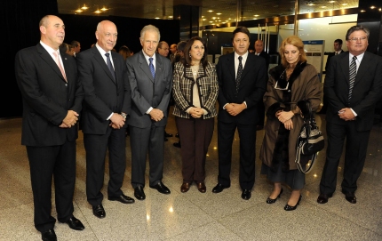 Bonfatti participó en el acto por el 128º aniversario de la Bolsa de Comercio de Rosario