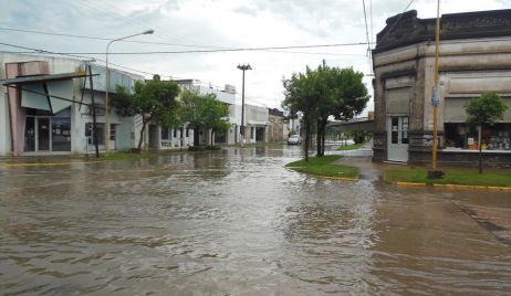 95 mm. el registro de lluvia entre jueves y viernes