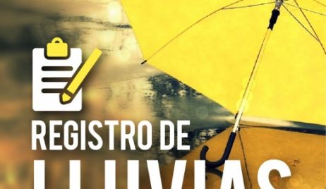 Vera: 19mm. el registro de lluvia