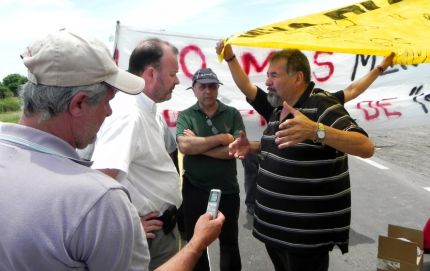 AUDIO RAUL CASTELLS EN EL CORTE SOBRE LA RUTA 11