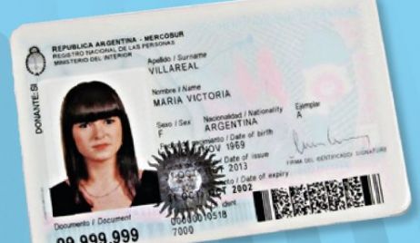 Ansés recordó que la vigencia del viejo DNI es hasta el 31 de marzo