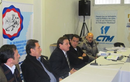 Ministro de Trabajo Provincial y Secretario General FESTRAM