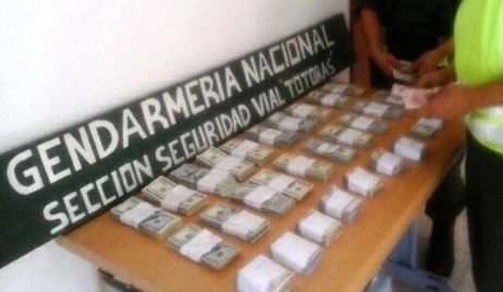 Incautan cargamento de dólares y pesos cerca de Totoras