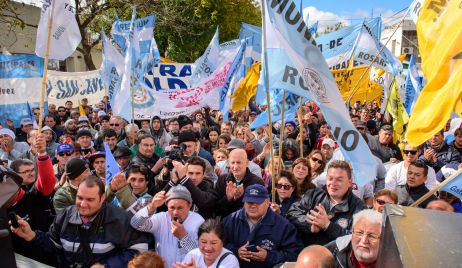 Masiva movilización de FESTRAM en Las Rosas