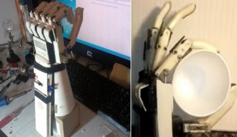 Un estudiante de la UNR desarrolló una mano robótica